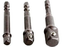 Extol Craft Adapter (32600) drill adapters, 1/4"-3/8"-1/2"