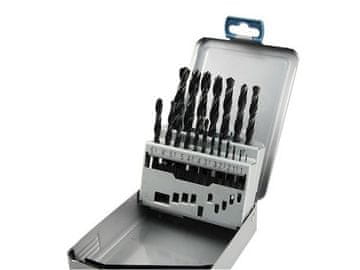Extol Premium svrdla za metal (8801191) in metal box, set of 19 pcs, ?1-10mm, 0.5mm each, HSS