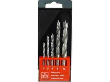 Extol Premium svrdla za drvo (8801220) set of 5 pcs, O 4-5-6-8-10mm, CrV