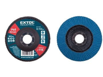 Extol Premium Lamelni disk (8803406) oblique zircon, P60, 115mm, ZIRKON