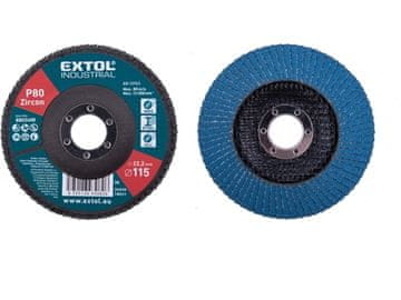 Extol Premium Lamelni disk (8803408) oblique zircon, P80, 115mm, ZIRKON