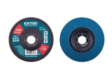 Extol Premium Lamelni disk (8803430) oblique zircon, P100, 125mm, ZIRKON