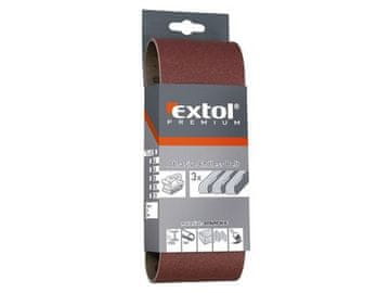 Extol Premium Brusna tkanina (8803512) sanding cloth endless belt, pack. 3 pcs, P120, 75x457mm