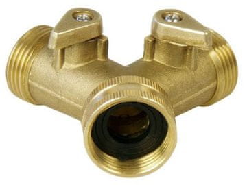 Extol Premium Grana s ventilom (8876042) branch with valve, 3/4", BRASS