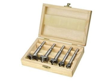 Extol Craft Rezači-vezači čvorova (44015) router bits, for wood, set of 5, ?15-20-25-30-35mm, shank 8mm, in wooden case