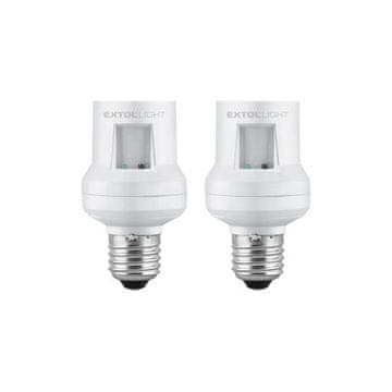 Extol Light Grlo za žarulju s daljinskim upravljačem (43810) 2 pcs, max. 60W bulb, E27, range 30m