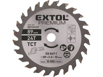 Extol Premium List pile s SK listovima (8893022D) ?89 x 1.0 x 10 mm, 24T