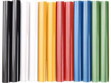 Extol Craft Štapići za topljenje (9909), mixed colors, ?11 x 100mm, 12 pcs