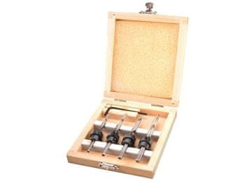 Extol Craft svrdla za drvo (20206) wood drill bits with stop, set of 4, ?3-4-5-6mm, length 76-94mm