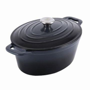 CS Solingen Posuda za pečenje s poklopcem CS-075262 cast iron Xanten 36 x 28 cm black