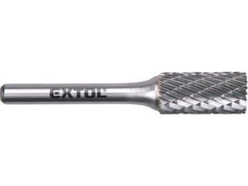 Extol Industrial Glodalica (8703715) carbide milling cutter, cylindrical with end teeth, dia. 12x25mm/shank 6mm, medium cut (double-cut)