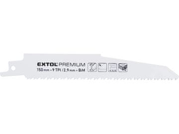 Extol Premium Listovi pile s repovima 8806203 tail saw blades 3 pcs, 150x22x1.6mm, Bi-metal