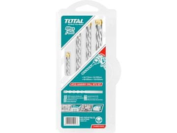 Total svrdla za beton TACSD1945 SDS Plus concrete drill bits, set of 4