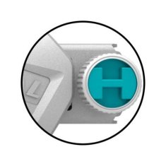 Total Nož za odlomljivanje TG5121806 metalni nož na lomljenje s metalnim pojačanjem, 18 mm, 6 komada oštrica, SK5