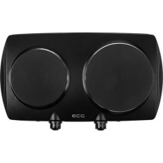 ECG Električni štednjak s dva plamenika EV 2512 crni