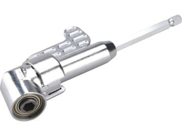 Extol Premium Kutni nastavak/držač bita za bušilicu 919407 angled drill bit holder, 1/4"x140mm (105°) with magnet