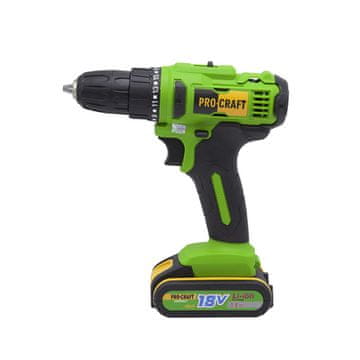 Procraft Akumulatorska bušilica/odvijač PA18C