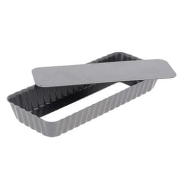 de Buyer Posuda za pečenje Buyer 4708.20, rectangular cake pan, removable bottom, non-stick surface, 20 x 8 cm