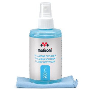 Meliconi Sprej za čišćenje 621001 Cleaning spray 200 ml + cloth