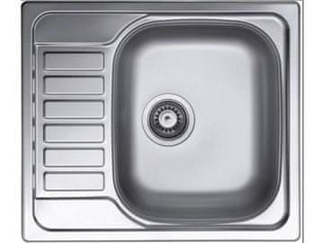 Elleci Kuhinjski sudoper od nehrđajućeg čelika s odvodom SPECIAL 125 DX INOX left