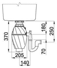 Elleci Usitnjivač otpada TDM 00500