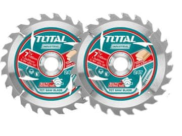 Total Oštrica pile TAC2331853 ultra thin, TCT, 185mm, set 2 pcs, industrial