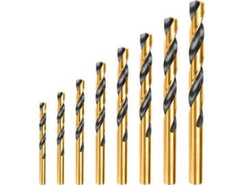 Total svrdla za metal TACSD0801, set of 8 HSS