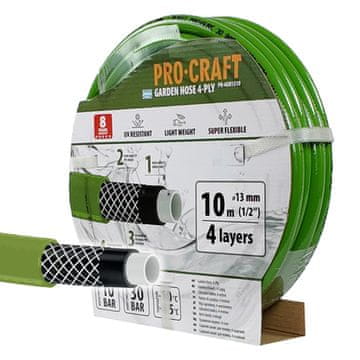 Procraft Crijevo za polijevanje PR-4GH1310 4 Ply, 1/2" 10 m