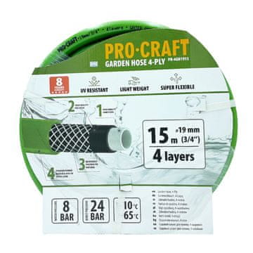 Procraft Zeleno vrtno crijevo PR-4GH1915
