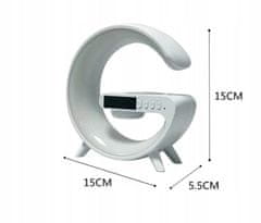 hurtnet 3 u 1 baterija LED RGB lampa Bluetooth zvučnik budilica i USB punjač