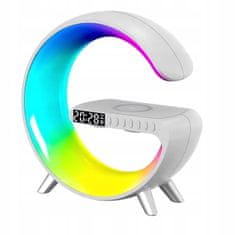 hurtnet 3 u 1 baterija LED RGB lampa Bluetooth zvučnik budilica i USB punjač