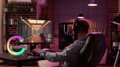 hurtnet 3 u 1 baterija LED RGB lampa Bluetooth zvučnik budilica i USB punjač