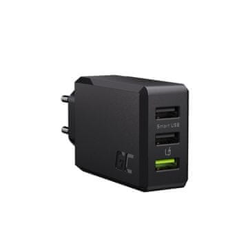 slomart Green Cell CHARGC03 Punjač za mobilne uređaje Crni, 30W