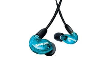 Shure Shure se215dybl+uni-efs - slušalice za uši aonic215 s jednim zvučnikom i kabelom 3.5mm (plave)