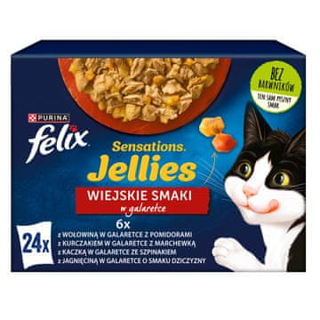 slomart Purina Felix Sensation: seoski okusi - hrana za mačke - 24 x 85g