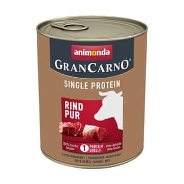 Animonda ANIMONDA GranCarno Jednostruki protein Govedina - mokra hrana za pse - 800g