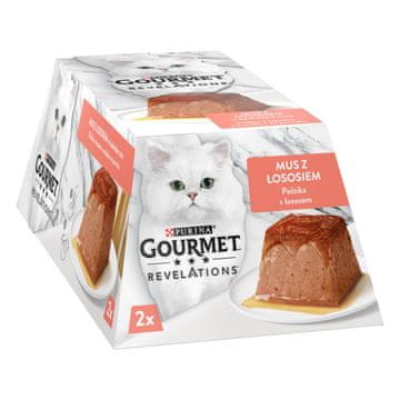 slomart Purina gourmet revelations losos - mokra hrana za mačke - 2x57 g