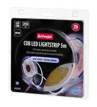 ActiveJet ACJ COB LED traka 5m, hladno bijela, IP20
