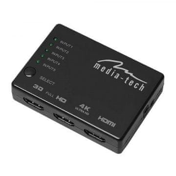 M.E.D. MED MT5207 Prekidač 5xHDMI 4K