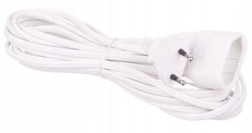 Duwi Produžni kabel, 1 utičnica, 3 m, neuzemljen, bijeli, IP20, 230 V