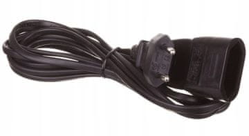 Duwi Produžni kabel, 1 utičnica, 3 m, crni, IP20, 230 V