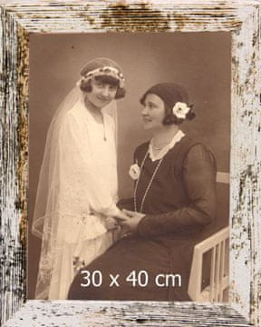 FANDY Okvir za fotografiju 30x40 cm, od drva, zidni, 235578 vintage