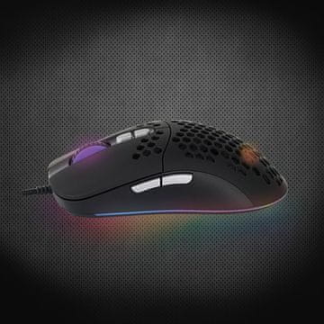 Esperanza Esperanza EGM702 Žični miš za igranje, crni, USB, Optički, 7200 DPI