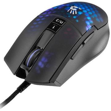 A4Tech A4Tech BLOODY A4TMYS47113 L65 MAX RGB Honeycomb miš, USB Type-A, Optički, 12000 DPI