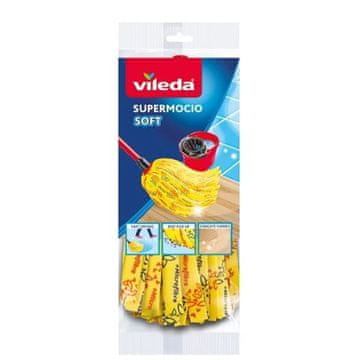 slomart Zamjenska glava za Vileda Soft mop, viskoza, žuta