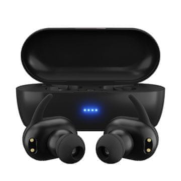 slomart MAXELL MINI DUO Bežične slušalice, u ušima, s kutijom za punjenje, crne