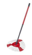 Spin Vileda Turbo 2in1 Spin Mop Zamjenska Krpa (1 kom, Bijela/Crvena)