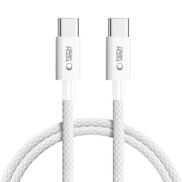 Tech-protect Ultraboost Lite kabel USB-C / USB-C PD 60W / 3A 1m, siva