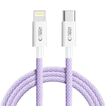 Tech-protect Ultraboost Lite kabel USB-C / Lightning PD 27W / 3A 2m, ljubičasta