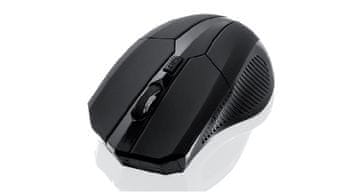IBO iBox i005 PRO Bežični Laserski Miš Ambidextrous, 1600 DPI, Crni